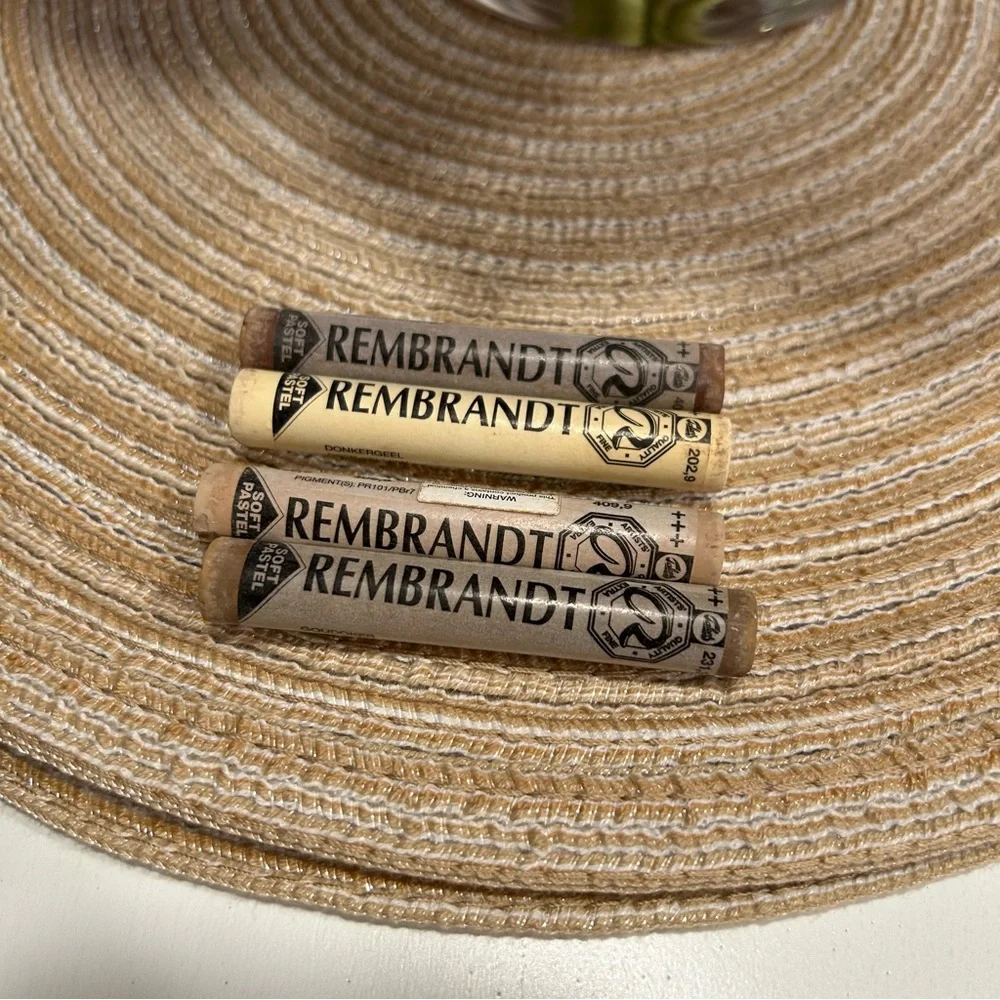 rembrandt soft pastels set of 4, artist grade, new